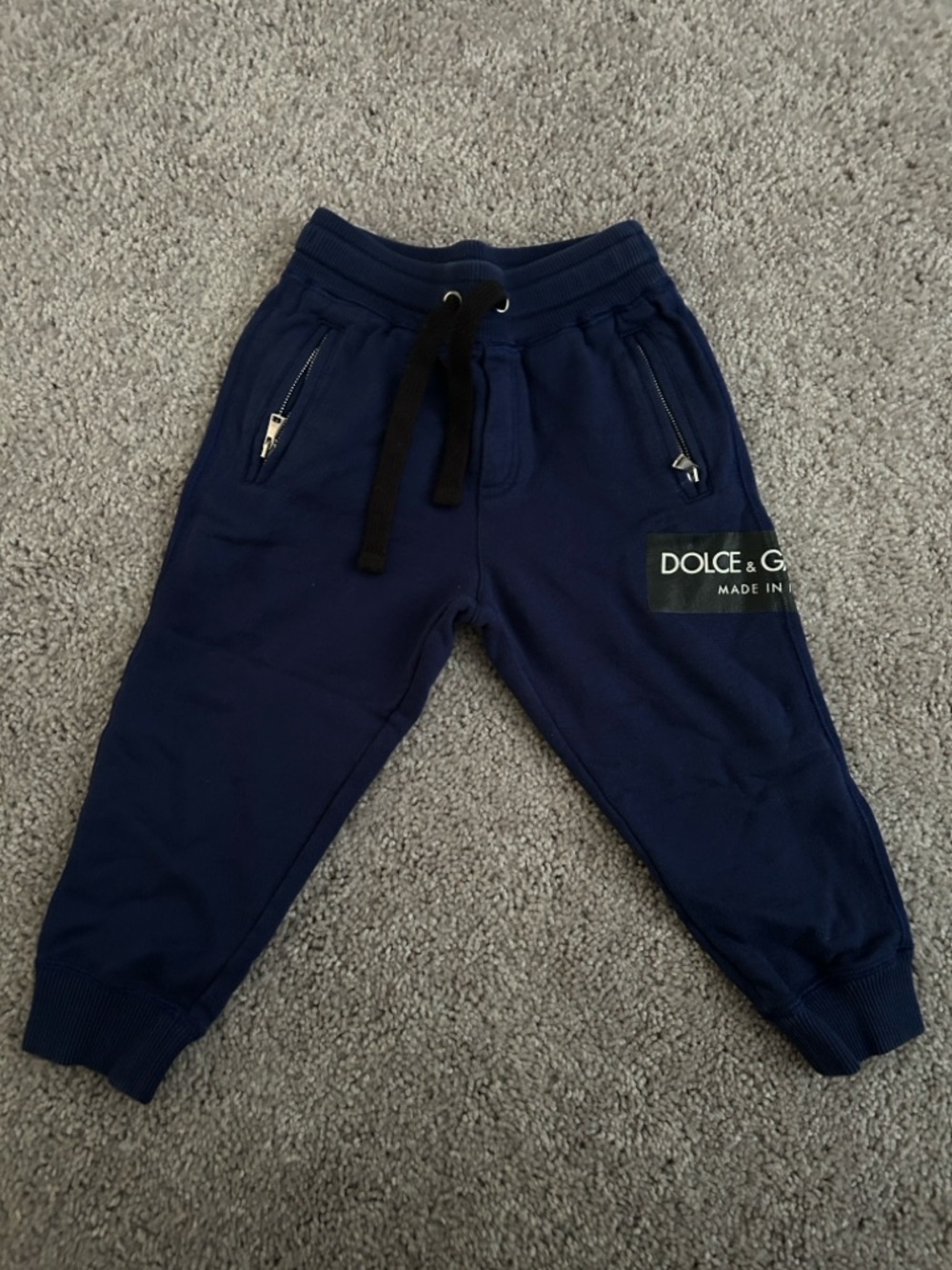 Dolce & Gabbana Kids Royal Blue Jogger Sweatpants